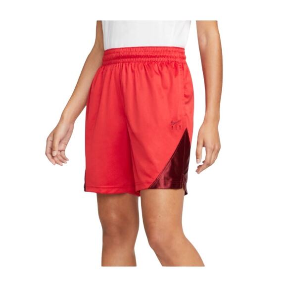 Nike Dri-FIT ISoFly Women's Red Loose Fit Basketball Shorts - Size Small - Picture 1 of 10